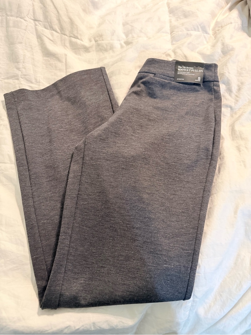 New York & Company Women's Gray Knit Trousers